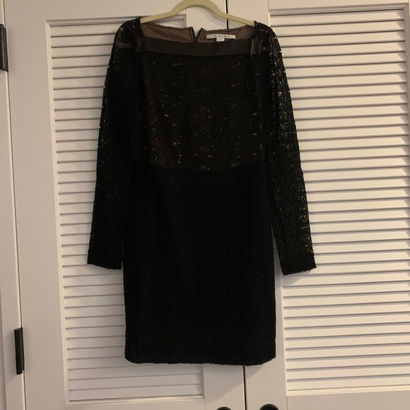 DVF black Lace Dress - Picture 2 of 5